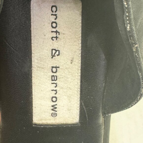 Croft & Barrow Shoes Women's 8 M Black Sandals w/ Closed heels slip on - Picture 6 of 14